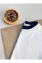 Navy Blue Camisole Collar Detailed Basic Oversize T-Shirt - 100% Cotton - 8