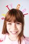 Multicolored Party Girl Crown with Writing for Girls
