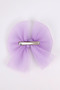 Lilac Tulle Bow Girls' Clip Buckle - 3