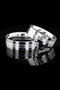 Love Me 1Pcs Gem Quality 6mm Never Tarnish White Steel Wedding Ring Lm-022W - 2