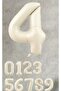 Sea Sand Cream 4-Year-Old Foil Balloon (76-80 cm)