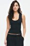 Black V-Neck Women's Undershirt Mg2292 - 4