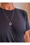 Moon Star 316L Steel Chain Steel Pendant Silver Gray Color Stainless 55cm - 4
