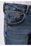 Straight Fit Men's Indigo Jean Trousers - 5