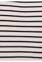 Regular Fit Round Neck Striped Women's Ecru Short Sleeve T-Shirt - 5