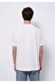 Comfort Fit Round Neck Plain Men's White Short Sleeve T-Shirt - 2