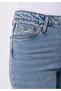 Regular Fit Women's Indigo Jean Trousers - 5