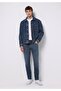 Straight Fit Men's Black Jean Trousers