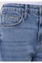 Straight Fit Women's Light Indigo Denim Jean Zipper Trousers - 5