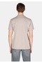 Regular Fit Round Neck Plain Cotton Men's Stone Short Sleeve T-Shirt - 2