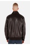 Regular Fit Men's Brown Coat Pu - 2