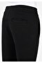 Regular Fit Mid Waist Straight Men's Black Sweatpants - 6