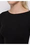 U.Sleeve Black Women's T-Shirt - 4