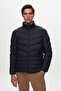 Slim Fit Navy Blue Coat