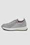 Gray Lace-Up Sports Shoes - 2
