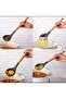 Wooden Handle Heat Resistant Silicone 12 Piece Serving Spoon Set - 3