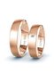 Love Me Brand 6mm 1St Quality Never Tarnish Matte Rose Color Steel Wedding Band Ring Lm-028R