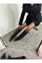 Women's Dust Collar Detailed Heeled Black Boots