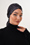 Patterned Buckle Bonnet Hijab Bonnet Daily Use Bonnet Shawl Scarf - 3