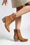 Women's Western Cowboy Faux Suede Embroidered Short Boots - 3