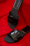 Women's Banded Daily Slippers Narlis Black - 5