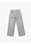 Wide Leg Denim Trousers with Stone Detail - Bianca Wide Leg Jeans - 4
