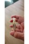 Steel Does Not Tarnish Gold Special Design 2 Pieces Stone Zigzag Bracelet - 2