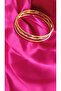 Steel Does Not Tarnish Gold Special Design 2 Pieces Stone Zigzag Bracelet - 3