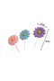 Multicolored 5-Piece Daisy Candle - 4