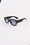 Marcos Unisex New Season Popular Black Blue Color Glass Square Sunglasses - 3