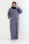 Double Pocket Casual Bihter Cross Dress Gray - 6