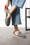Genuine Suede Ultra Light Belt Detailed Buckle Women's Moccasin – Comfortable and Stylish Casual Shoes - 4
