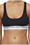 Women's Brand Logo Elastic Band Black Sports Bra Suitable for Daily Use F3785E 001 - 2