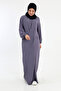 Double Pocket Casual Bihter Cross Dress Gray - 3