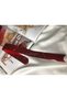 4 Pieces - Metallic Red Color Pull-on Bow Ornament 30mm (3 CM) Gift Package Ornament - 2