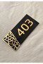 Black & Gold Pattern Series Self-Adhesive Door Number - 2