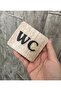 Minimal Natural Mdf Self Adhesive Wc Orientation Sheet - 2
