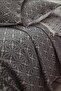 Double-Sided Dobby Jacquard Patterned Fringed Bedspread Set |   200X220 cm |   2 Pillows - 3