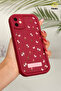 iPhone 11 Case Soft Textured Butterfly and Rose Pattern Soft Camera Protection Silicone Cover - 5