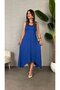 Dressify Women’S Fashion Women's Bell-Shaped Woven Fabric V-Neck Asymmetrical Cut Dress - 2