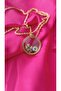 Clover and Evil Eye Bead in Long Chain Dome 1St Class Women's Steel Necklace - 2