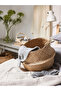 Natural Foldable Wicker Basket Flower Pot 28X30Cm - 2
