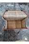 36X25X17 cm Foldable Portable Wicker Picnic Travel Bag Picnic Basket - 3