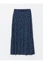 LCW Grace Elastic Waist Floral Women's Skirt - 5
