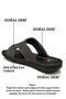 Genuine Real Leather Men's Slippers Light Slippers Leather a Shirm Smoked - 8