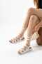 Via Catarina White Cleopatra Ankle Strap Women's Sandals - 2