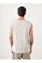 Nevavm with Difference Oval Collar Men's Sleeveless T-Shirt - 4