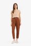Paperbag Gabardine Fabric Trousers with Pockets Standard Leg S2790Az25Sp - 2