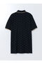 Lcwaikiki Classic Polo Collar Short Sleeve Patterned Pique Men's T-Shirt (S5) - 6