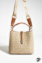 Original Women's 4 Compartment Luxury Soft Leather Stylish Hand and Shoulder Bag with Adjustable Cross Column Strap - 6